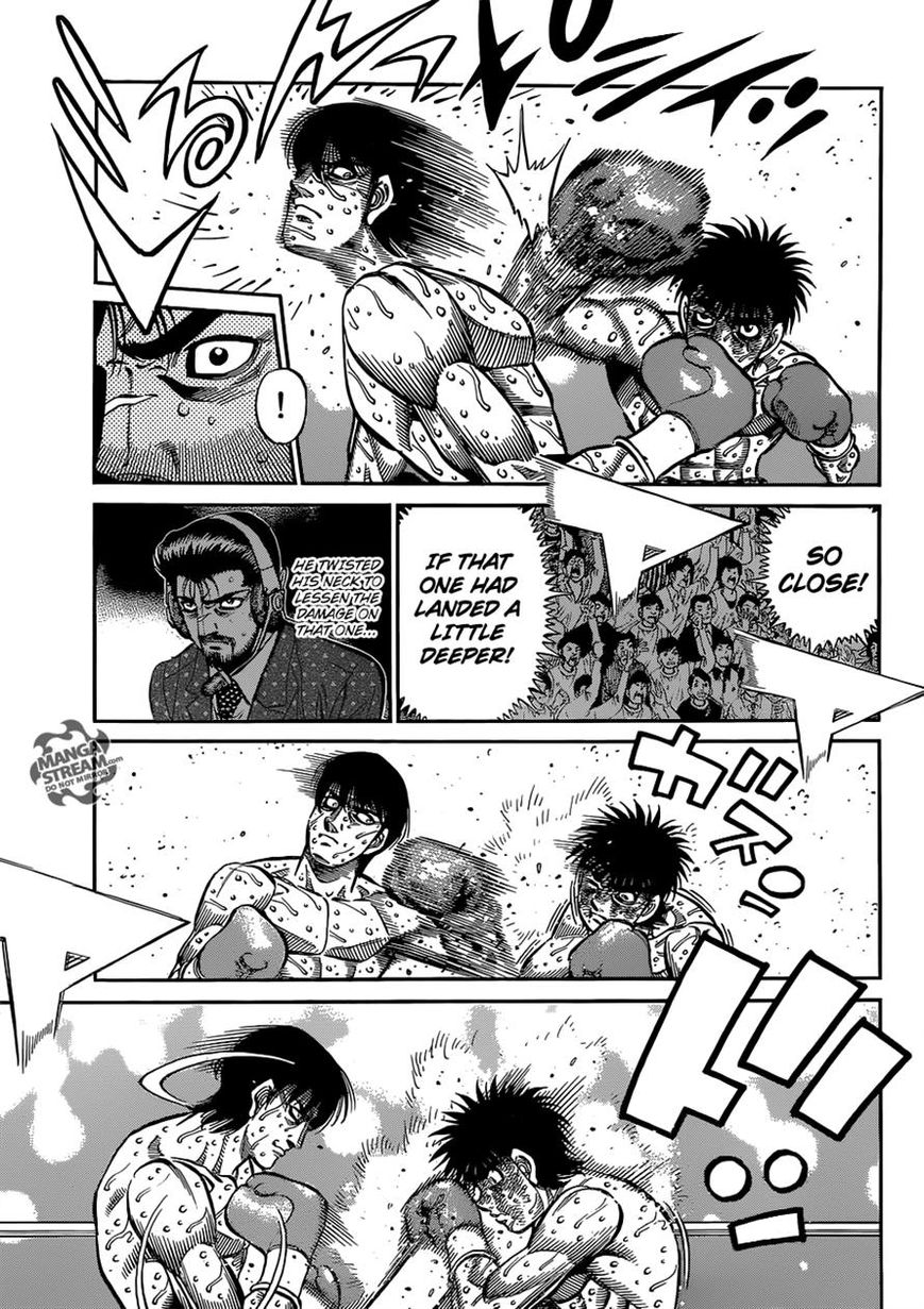 Hajime no Ippo Chapter 1059 page 4 - Chapter 1059 : The Wind God's Full Power