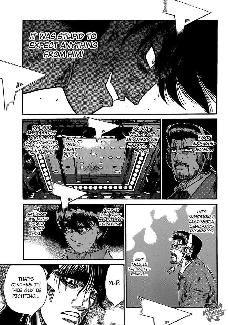 Hajime no Ippo Chapter 1059 page 8 - Chapter 1059 : The Wind God's Full Power
