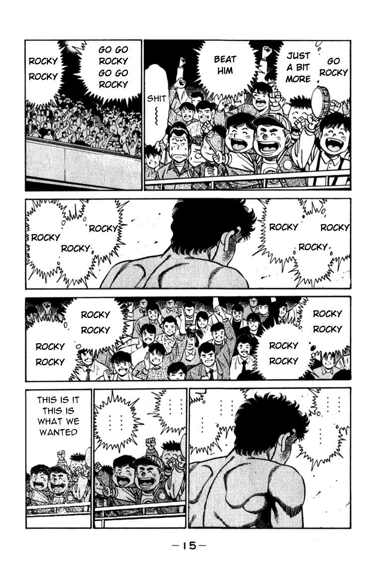 Hajime no Ippo Chapter 106.2 page 15 - Chapter 106 v2 : Second Out