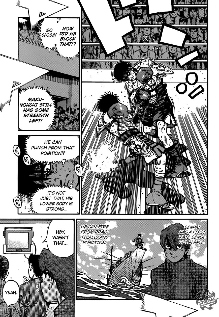 Hajime no Ippo Chapter 1060 page 10 - Chapter 1060 : The Wind God, Powerless
