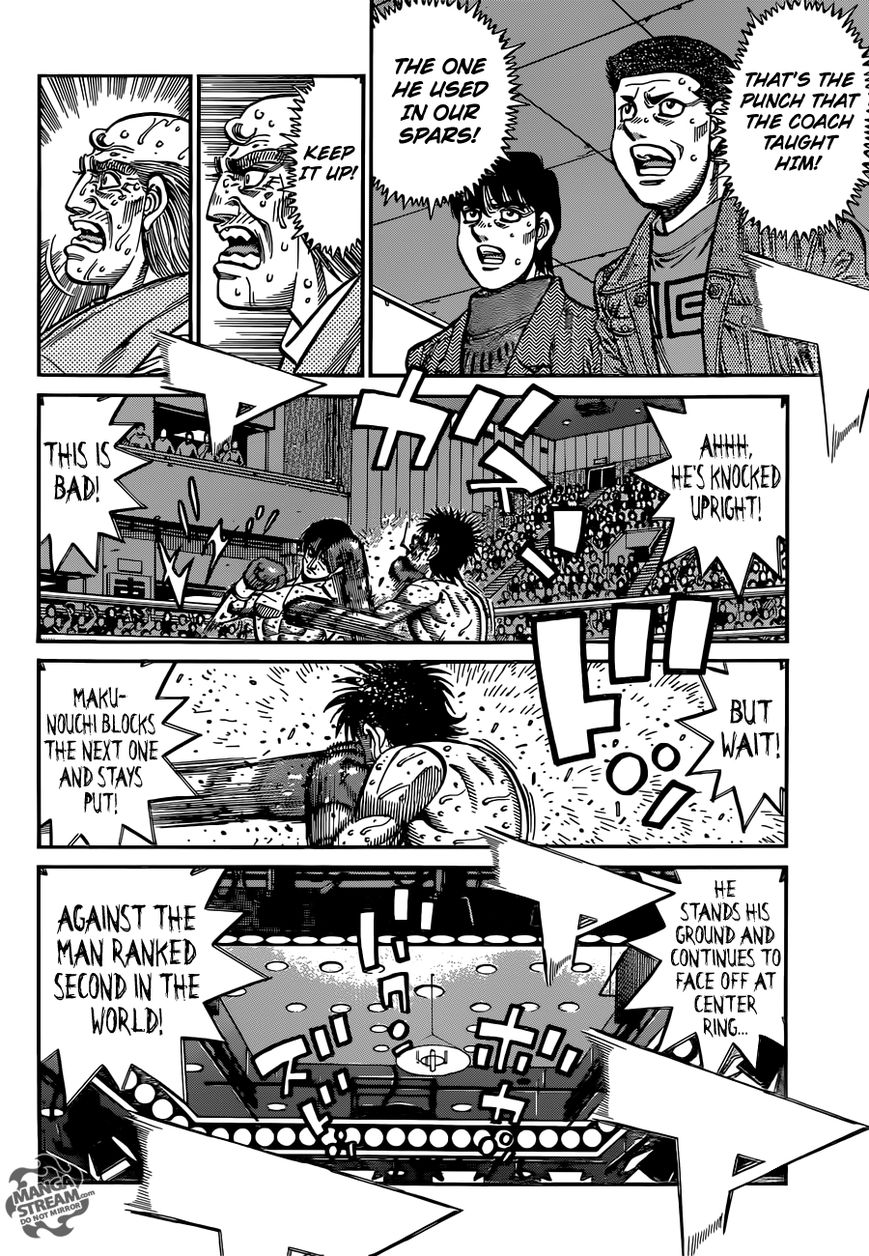 Hajime no Ippo Chapter 1060 page 11 - Chapter 1060 : The Wind God, Powerless