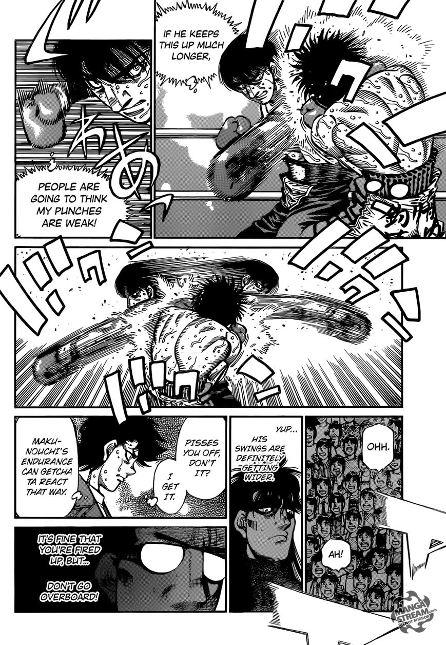 Hajime no Ippo Chapter 1060 page 13 - Chapter 1060 : The Wind God, Powerless
