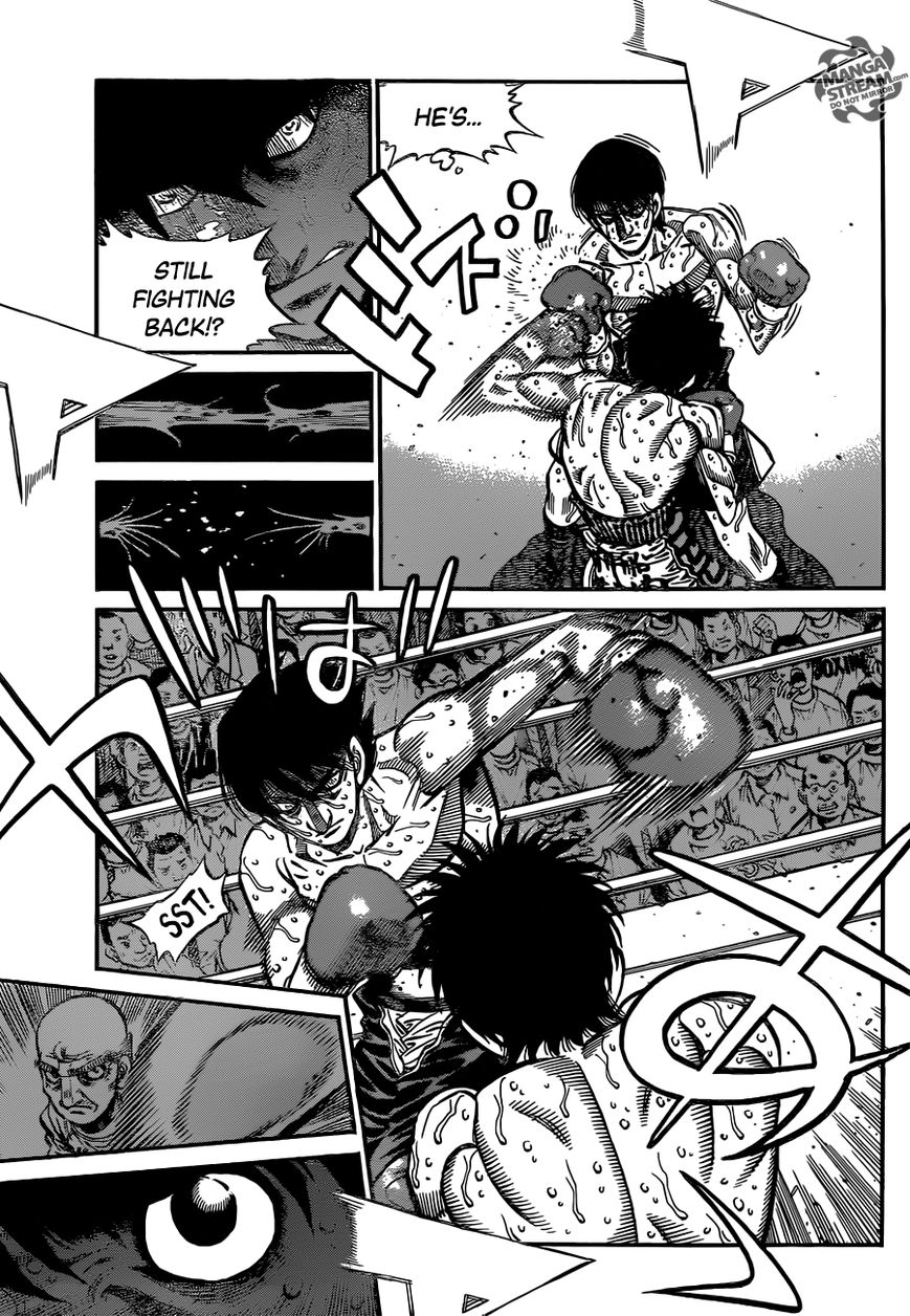 Hajime no Ippo Chapter 1060 page 14 - Chapter 1060 : The Wind God, Powerless