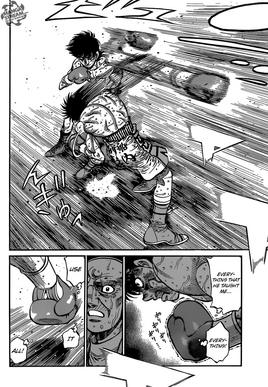 Hajime no Ippo Chapter 1060 page 15 - Chapter 1060 : The Wind God, Powerless