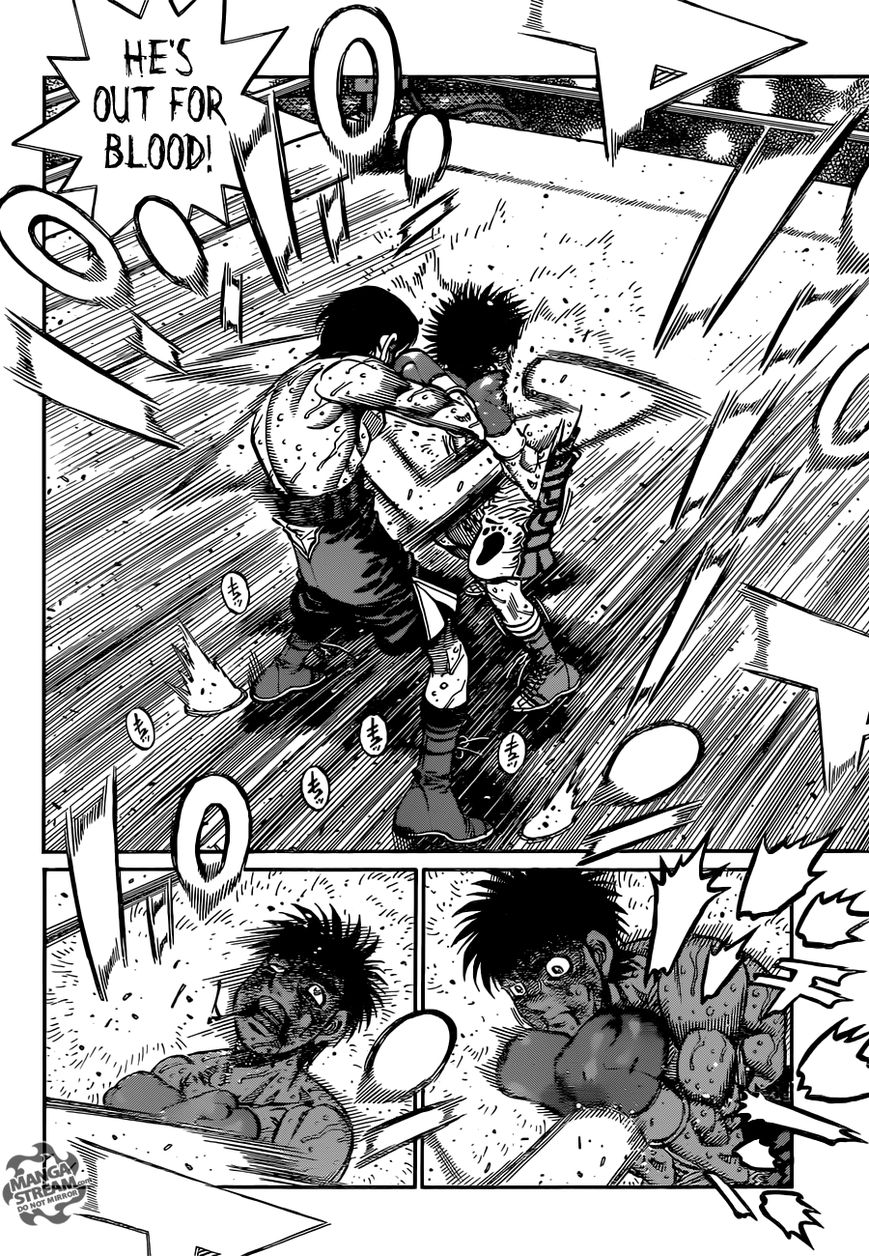 Hajime no Ippo Chapter 1060 page 5 - Chapter 1060 : The Wind God, Powerless