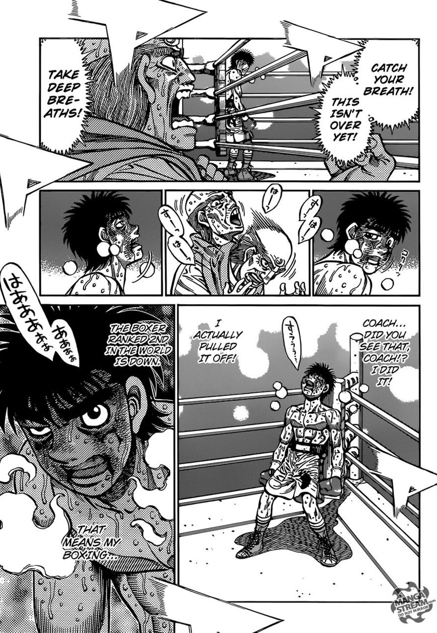 Hajime no Ippo Chapter 1062 page 8 - Chapter 1062 : Sense of Accomplishment