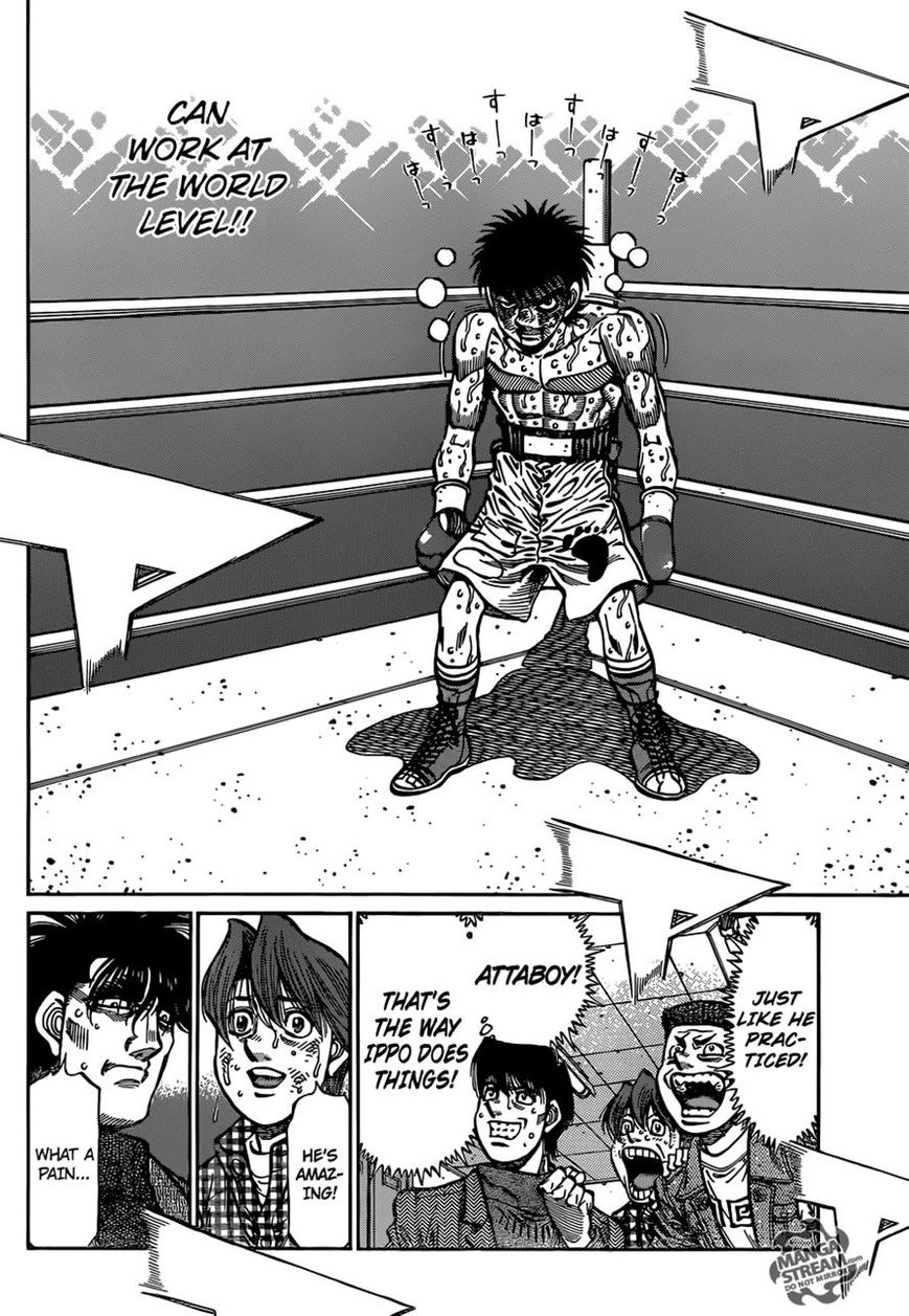 Hajime no Ippo Chapter 1062 page 9 - Chapter 1062 : Sense of Accomplishment