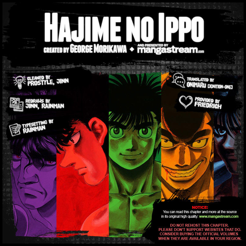 Hajime no Ippo Chapter 1063 page 2 - Chapter 1063 : Did You See?