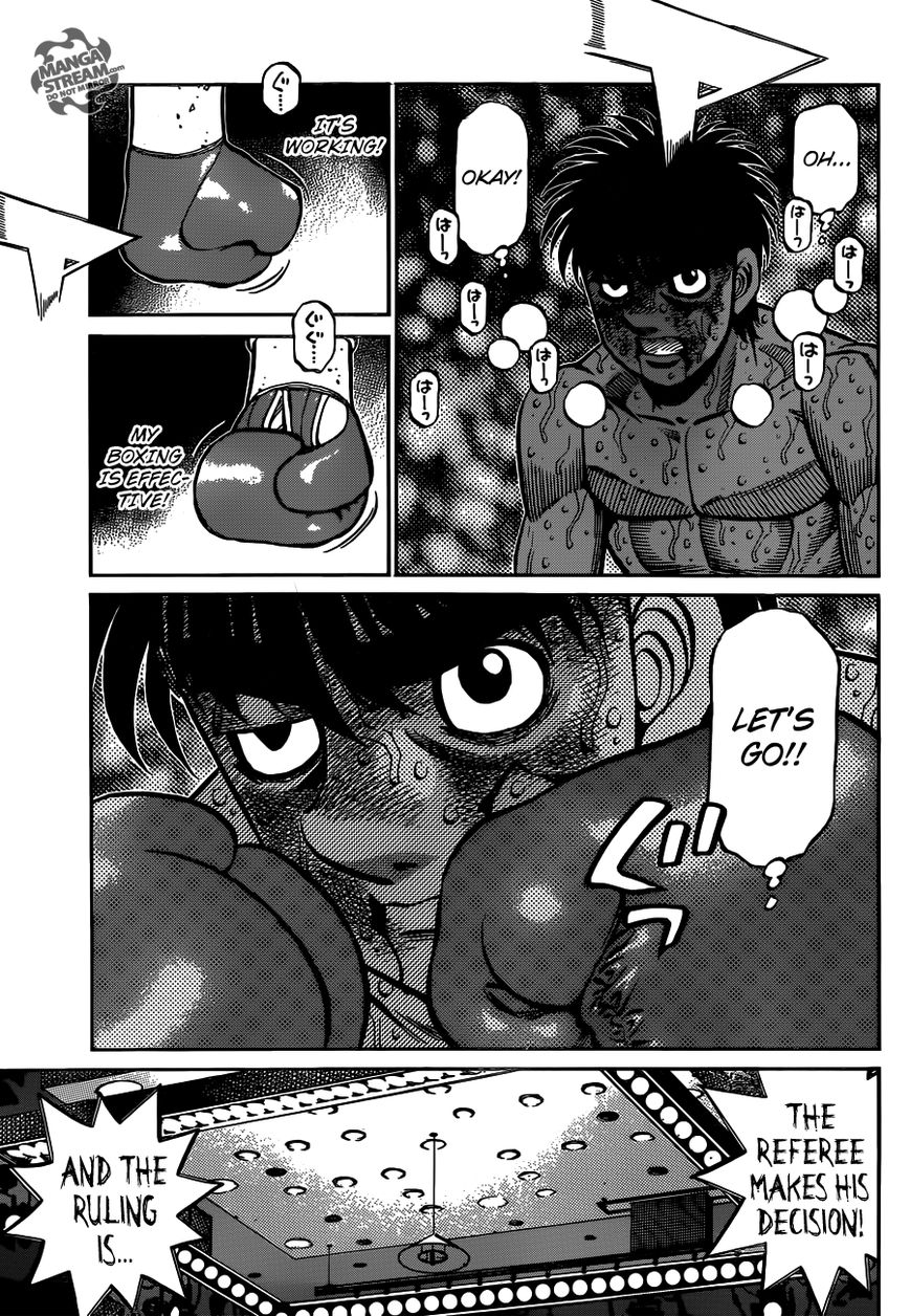 Hajime no Ippo Chapter 1063 page 8 - Chapter 1063 : Did You See?