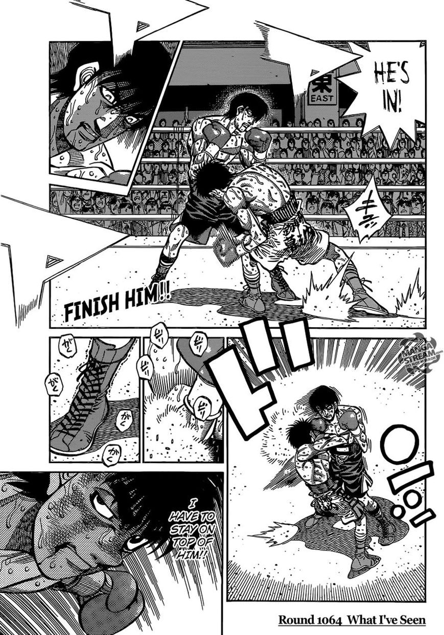 Hajime no Ippo Chapter 1064 page 1 - Chapter 1064 : What I've Seen