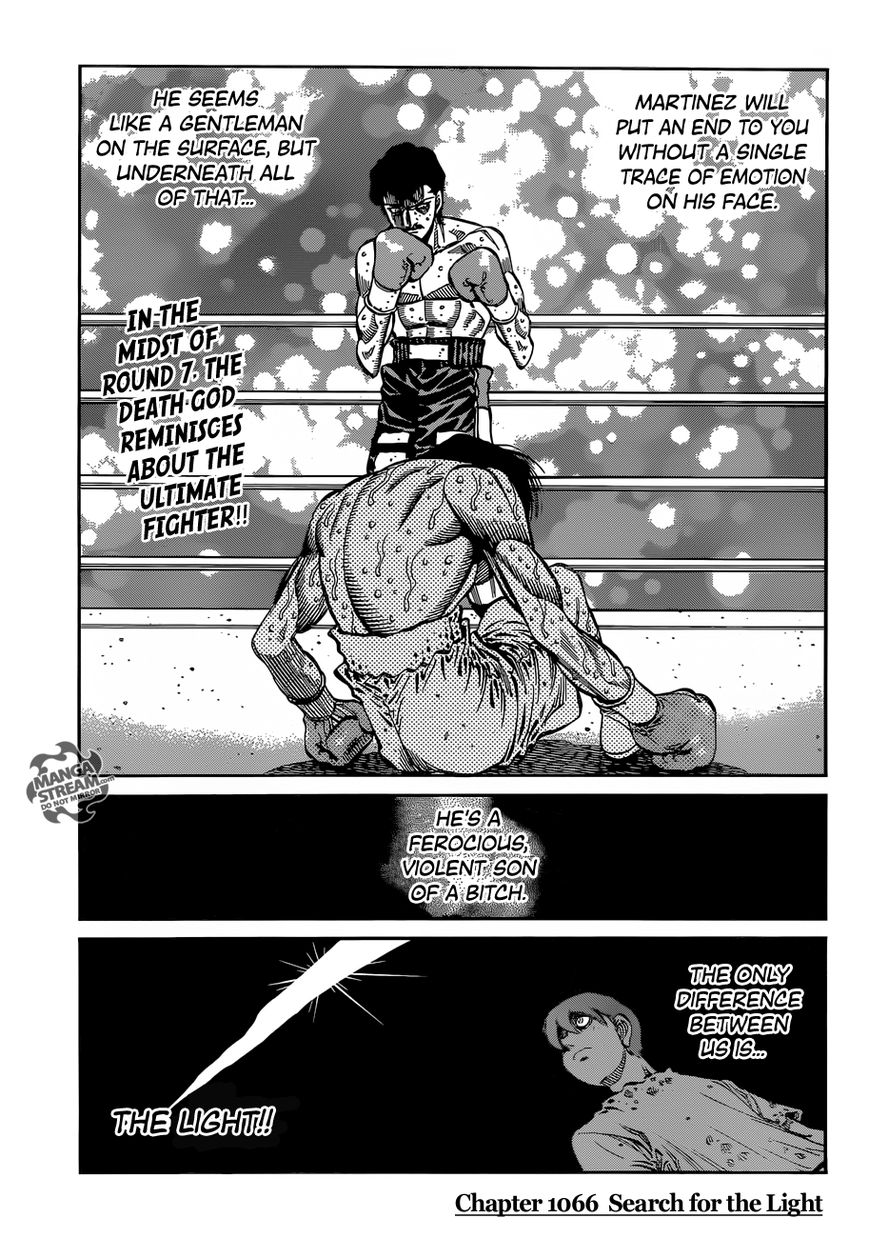 Hajime no Ippo Chapter 1066 page 1 - Chapter 1066 : Search For the Light