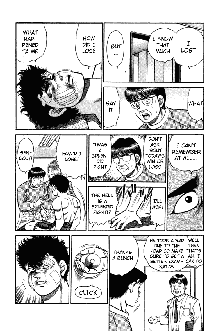 Hajime no Ippo Chapter 107.2 page 14 - Chapter 107 v2 : All-Japan Rookie King Tournament Decided