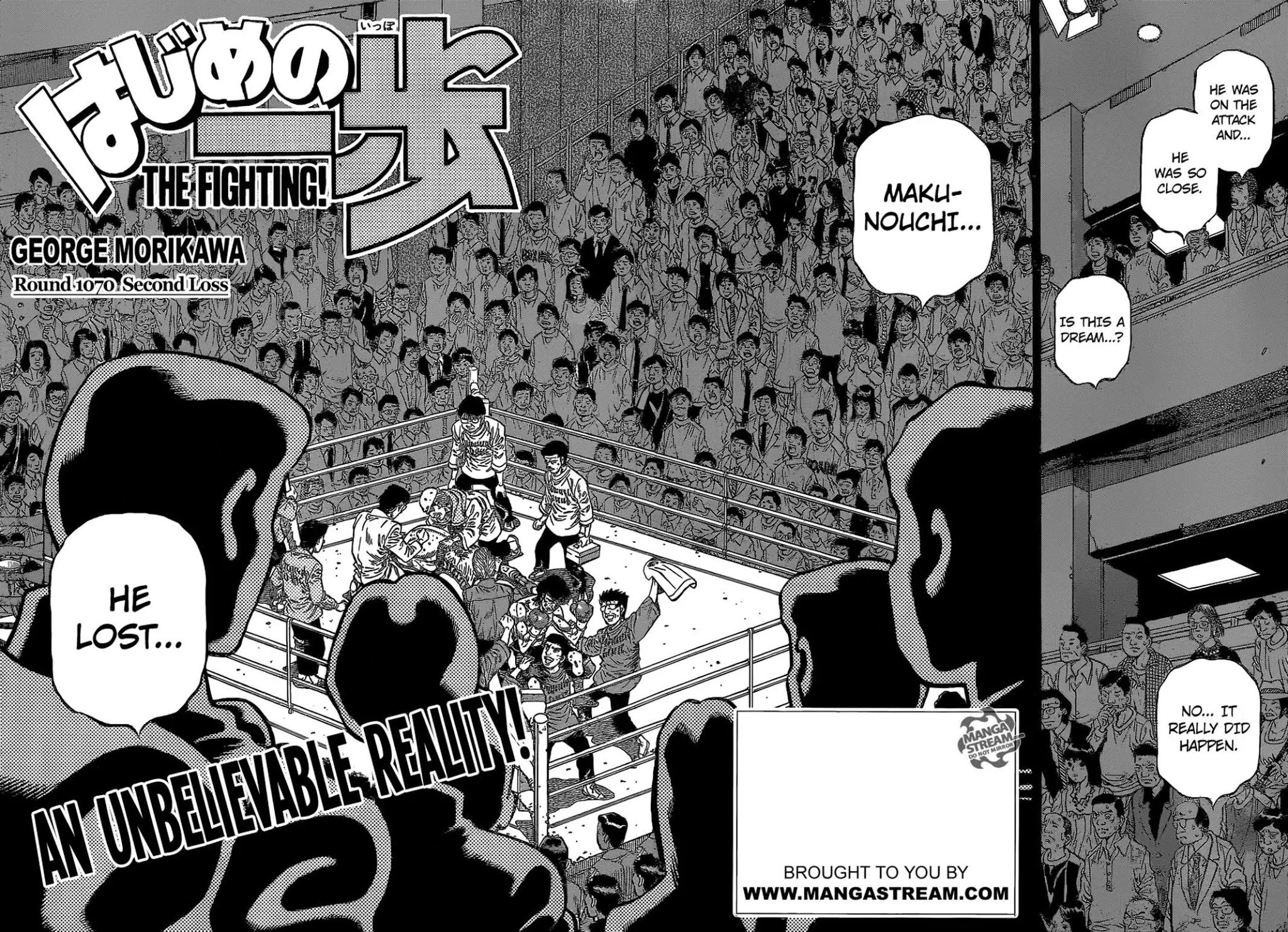 Hajime no Ippo Chapter 1070 page 3 - Chapter 1070 : Second Loss