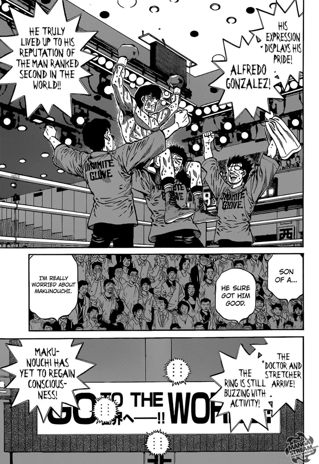 Hajime no Ippo Chapter 1070 page 5 - Chapter 1070 : Second Loss