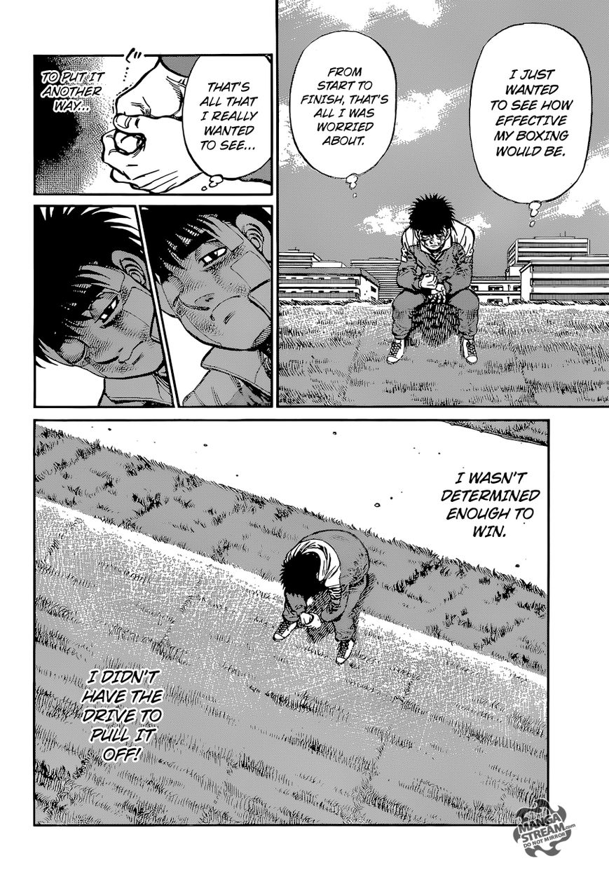 Hajime no Ippo Chapter 1073 page 14 - Chapter 1073 : Before the Return
