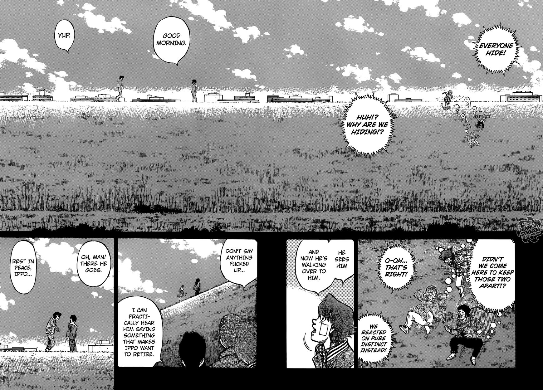 Hajime no Ippo Chapter 1074 page 3 - Chapter 1074 : Words od Wisdom From a Senpai