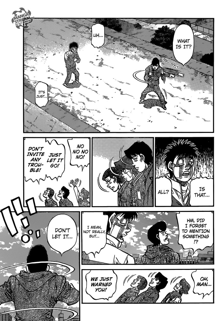 Hajime no Ippo Chapter 1074 page 7 - Chapter 1074 : Words od Wisdom From a Senpai