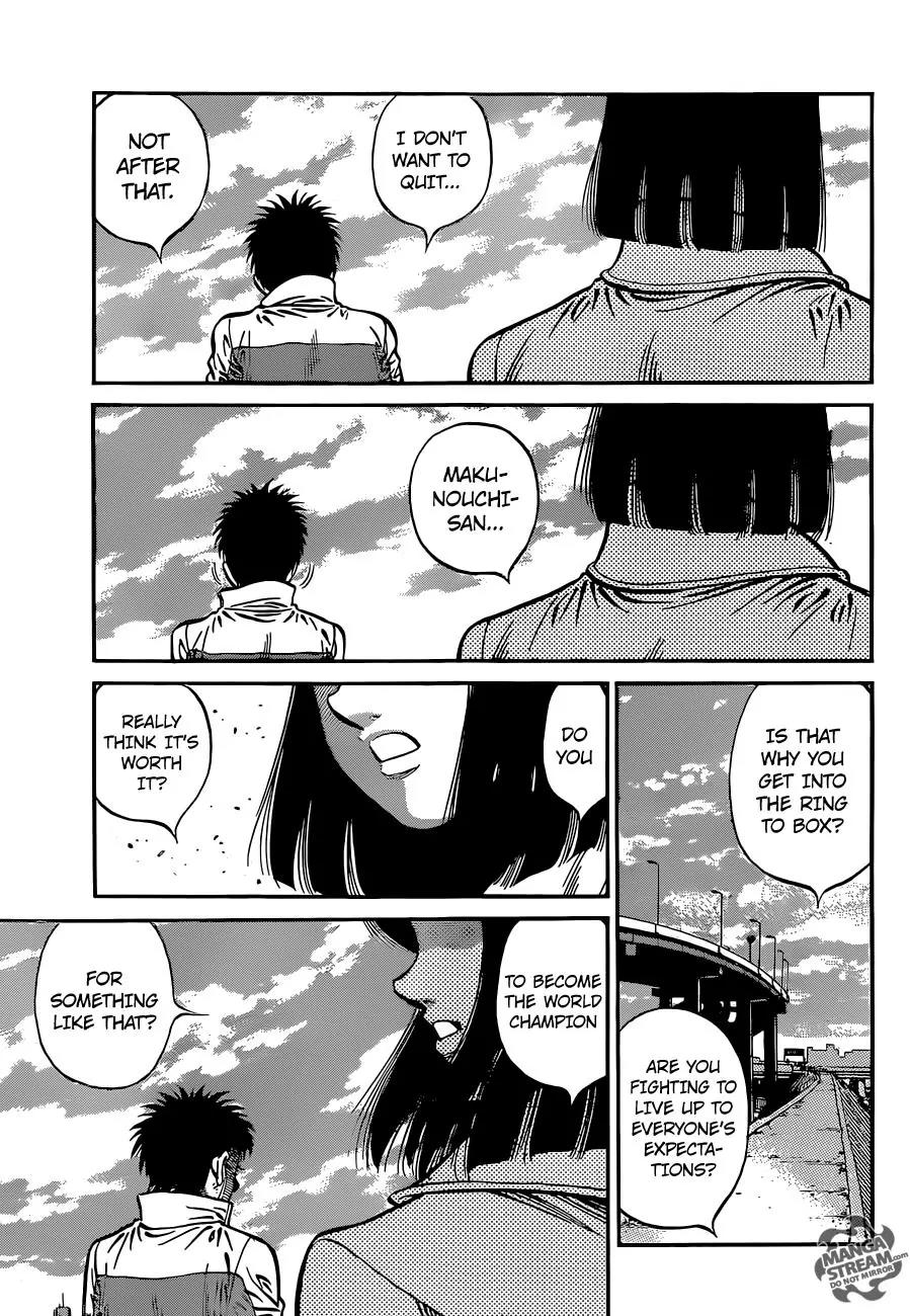 Hajime no Ippo Chapter 1075 page 12 - Chapter 1075 : Words of Resolve