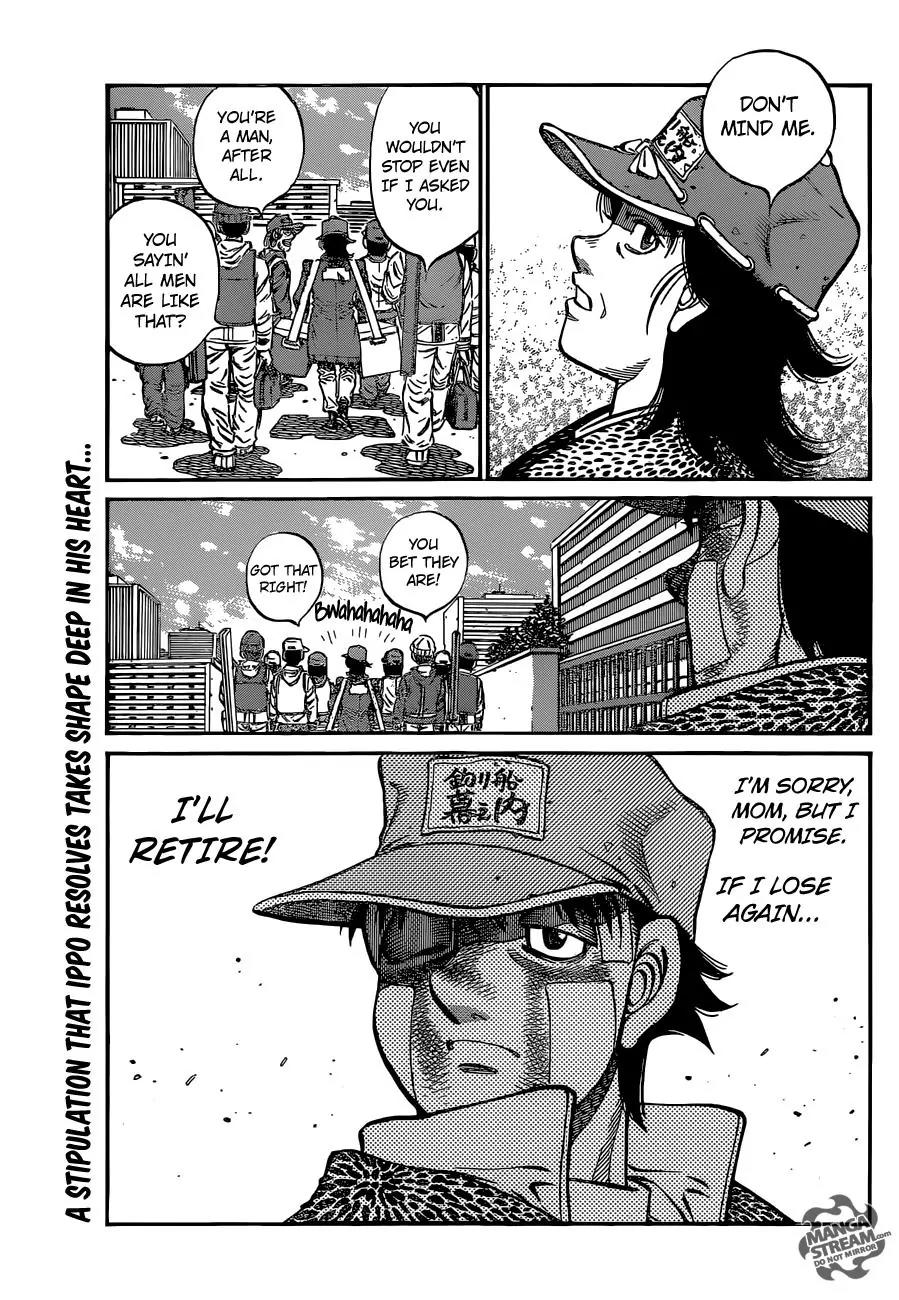 Hajime no Ippo Chapter 1075 page 17 - Chapter 1075 : Words of Resolve
