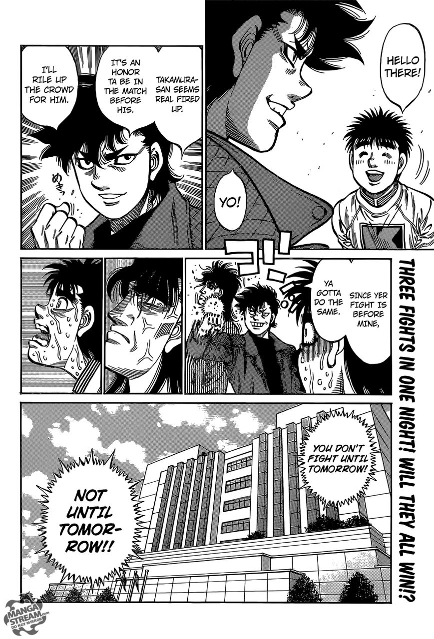Hajime no Ippo Chapter 1080 page 18 - Chapter 1080 : No Time to Hesitate