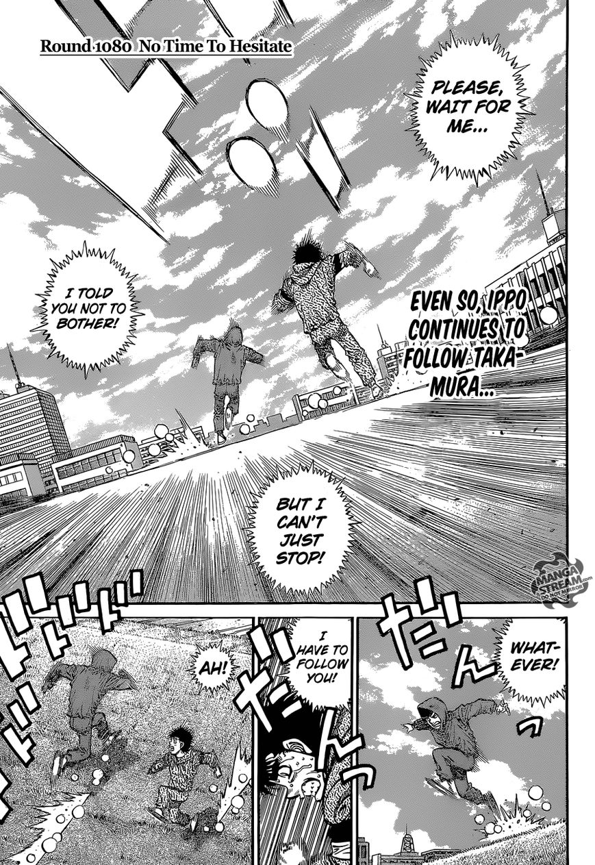 Hajime no Ippo Chapter 1080 page 3 - Chapter 1080 : No Time to Hesitate