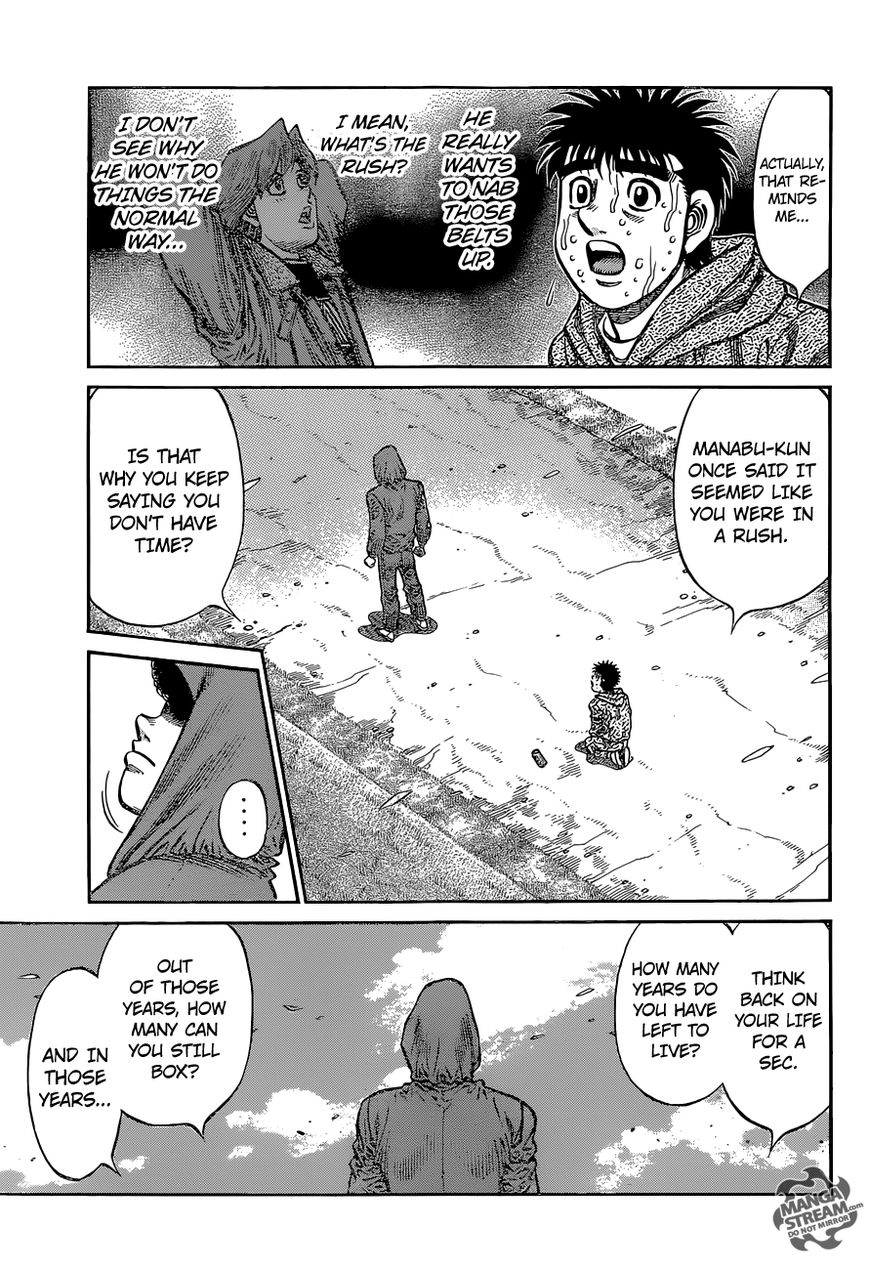 Hajime no Ippo Chapter 1080 page 8 - Chapter 1080 : No Time to Hesitate