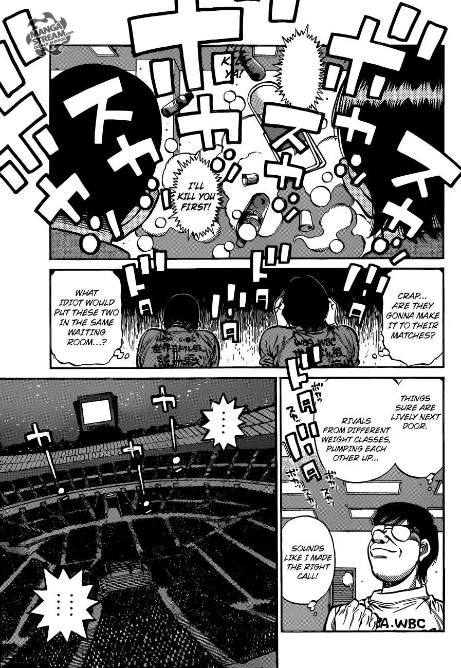 Hajime no Ippo Chapter 1081 page 11 - Chapter 1081 : A Tiger and a Grim Reaper Share a Room