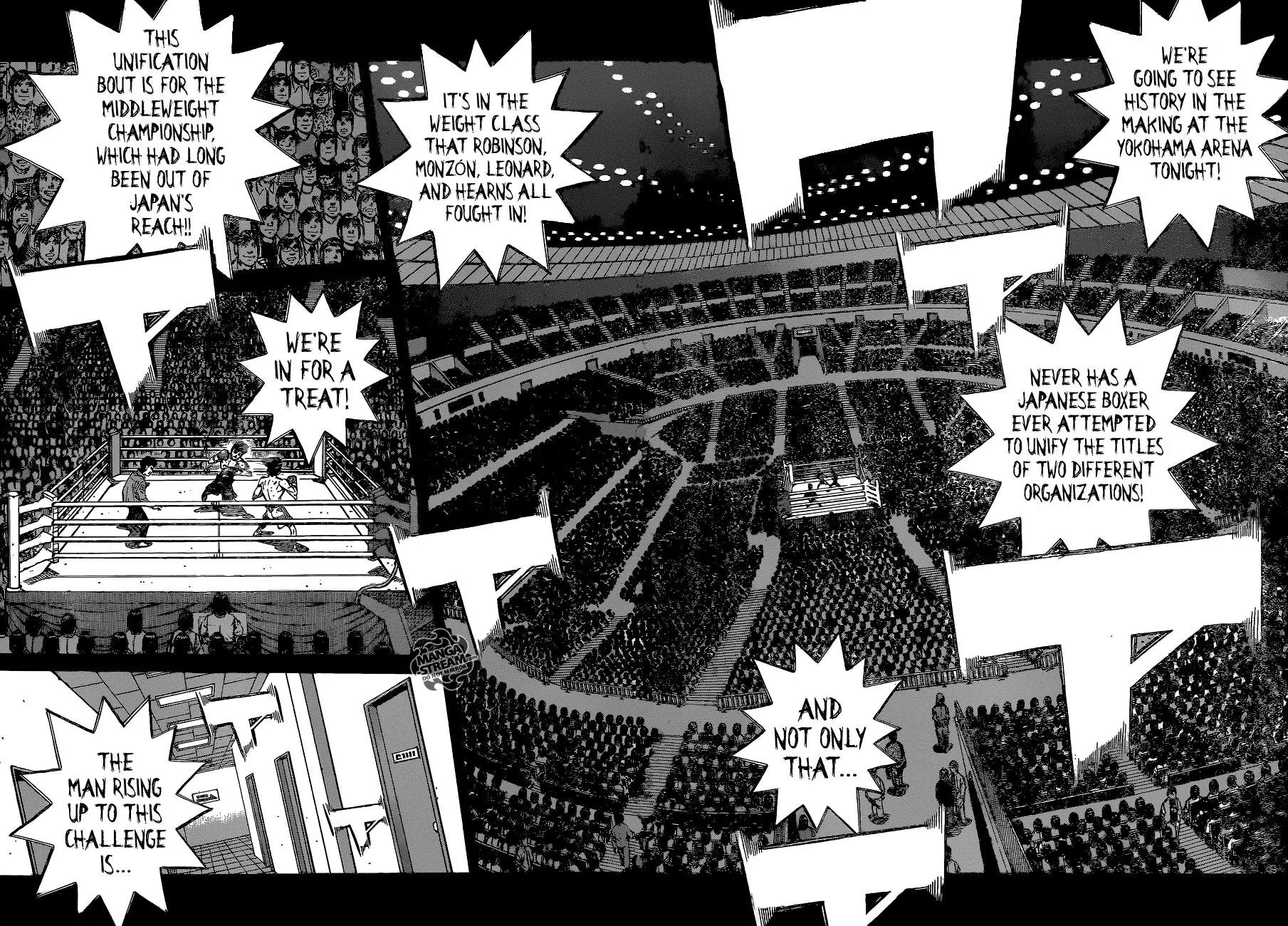 Hajime no Ippo Chapter 1081 page 3 - Chapter 1081 : A Tiger and a Grim Reaper Share a Room