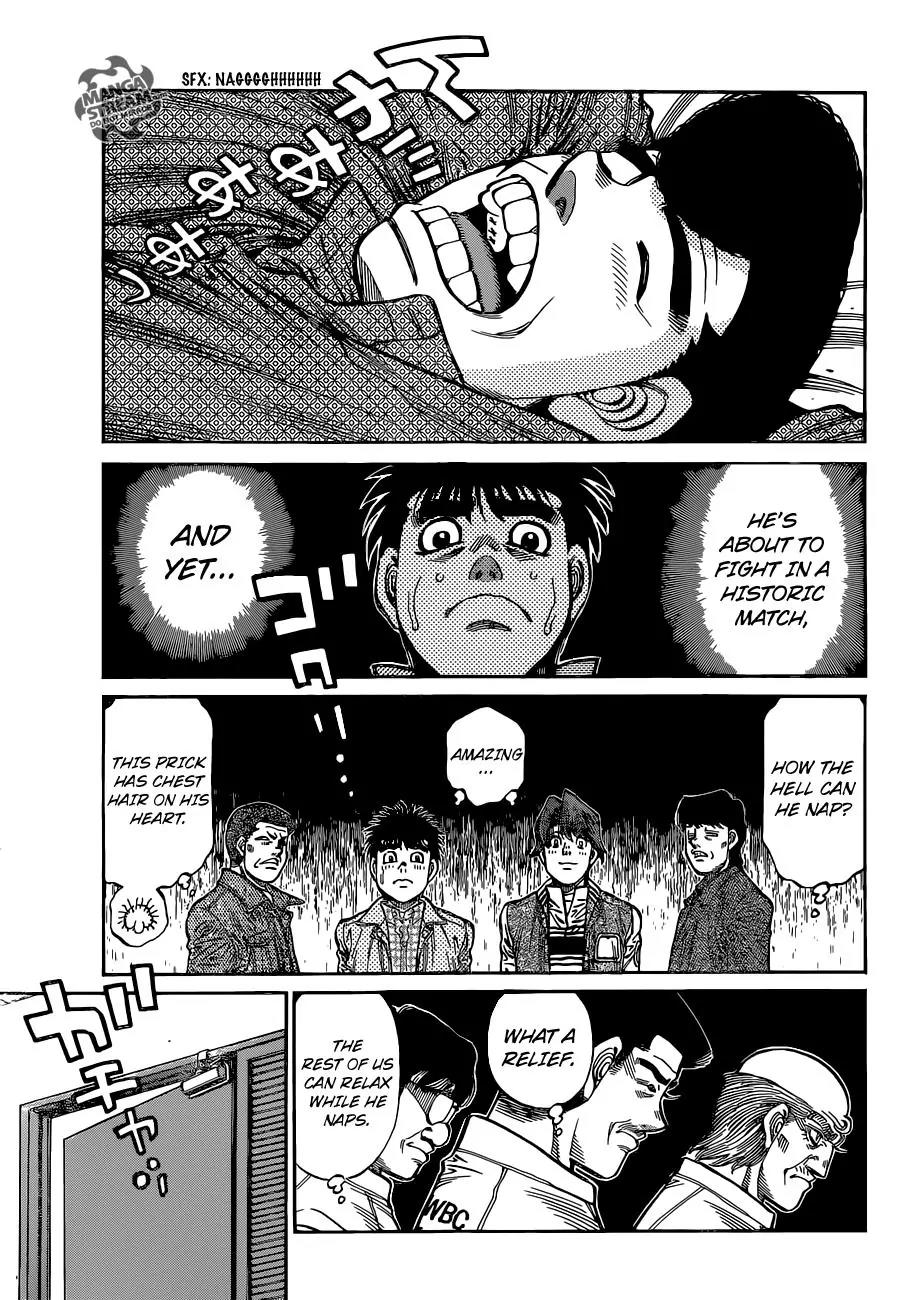Hajime no Ippo Chapter 1081 page 5 - Chapter 1081 : A Tiger and a Grim Reaper Share a Room