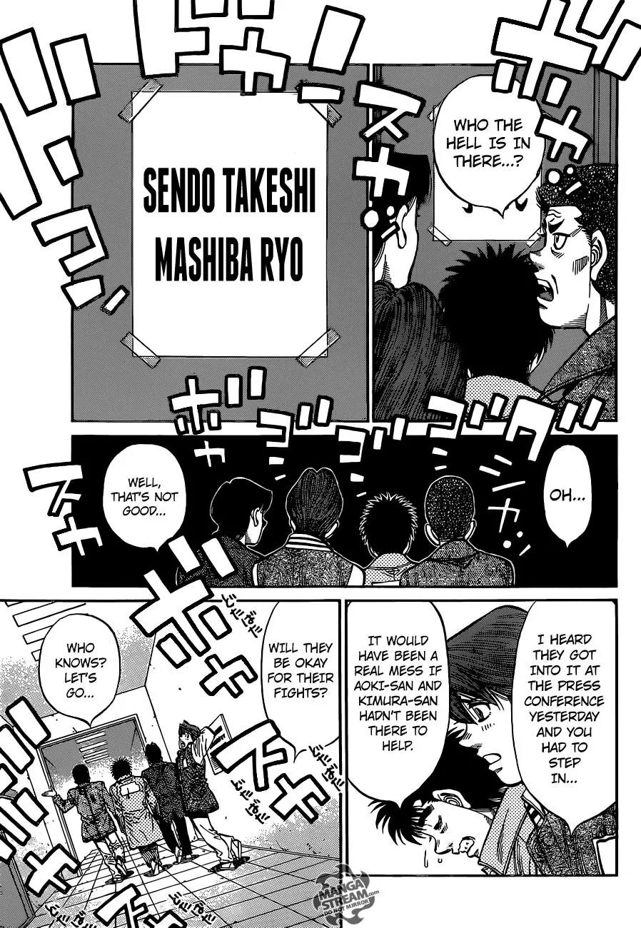 Hajime no Ippo Chapter 1081 page 7 - Chapter 1081 : A Tiger and a Grim Reaper Share a Room
