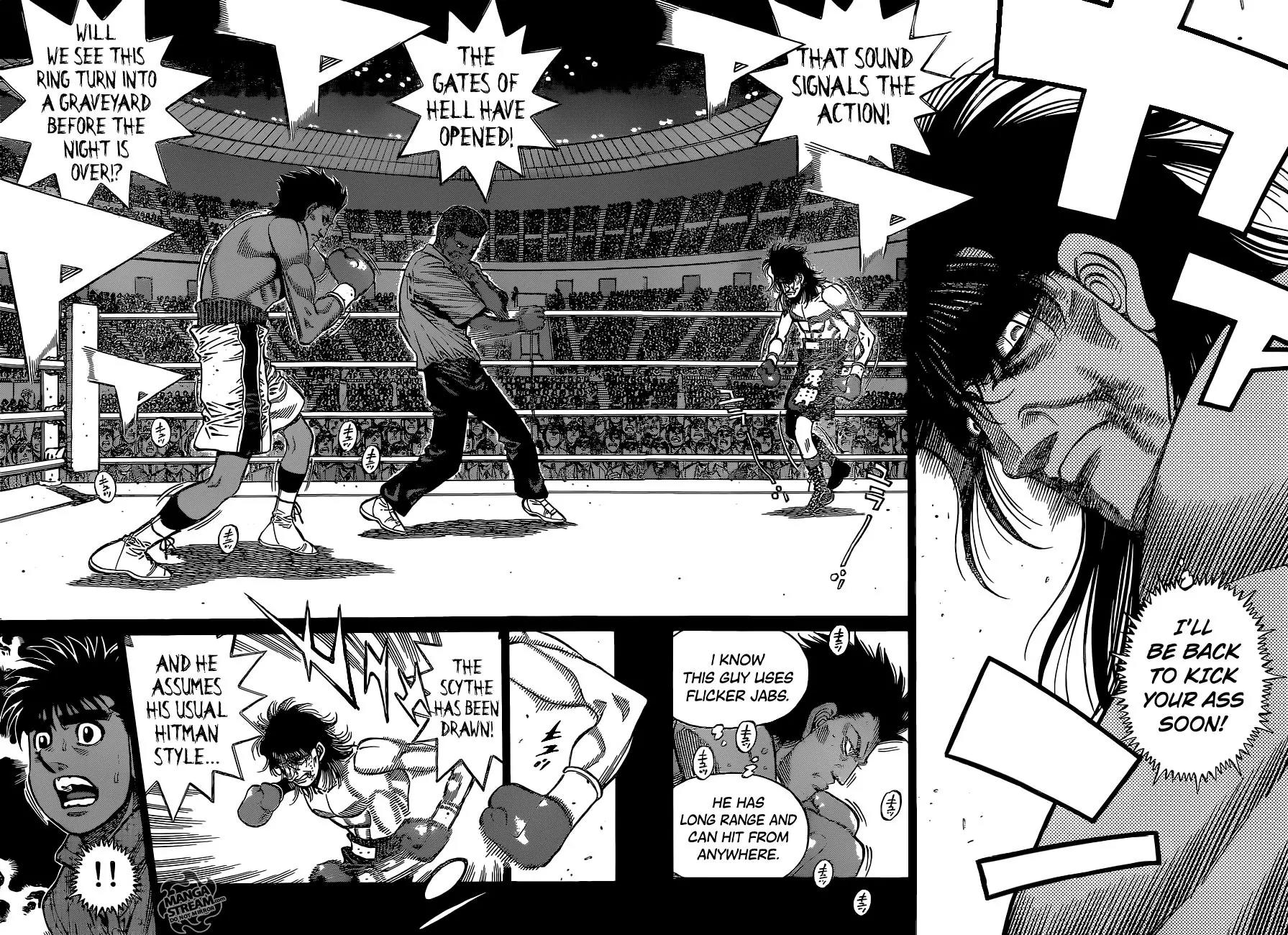 Hajime no Ippo Chapter 1082 page 15 - Chapter 1082 : Who is The Reaper's Enemy?