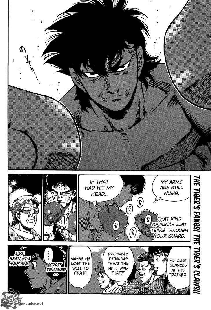 Hajime no Ippo Chapter 1086 page 13 - Chapter 1086 : The Tiger Hunting Mexicans