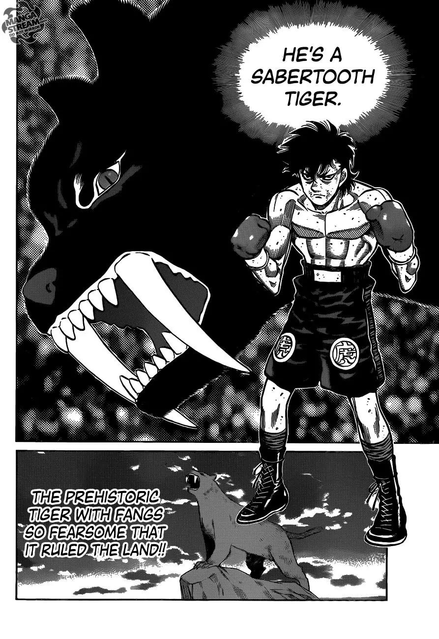 Hajime no Ippo Chapter 1087 page 3 - Chapter 1087 : The Prehistoric Tiger