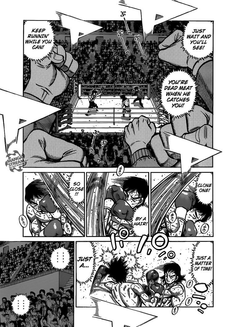 Hajime no Ippo Chapter 1088 page 10 - Chapter 1088 : The Sabertooth Tiger's Weakness
