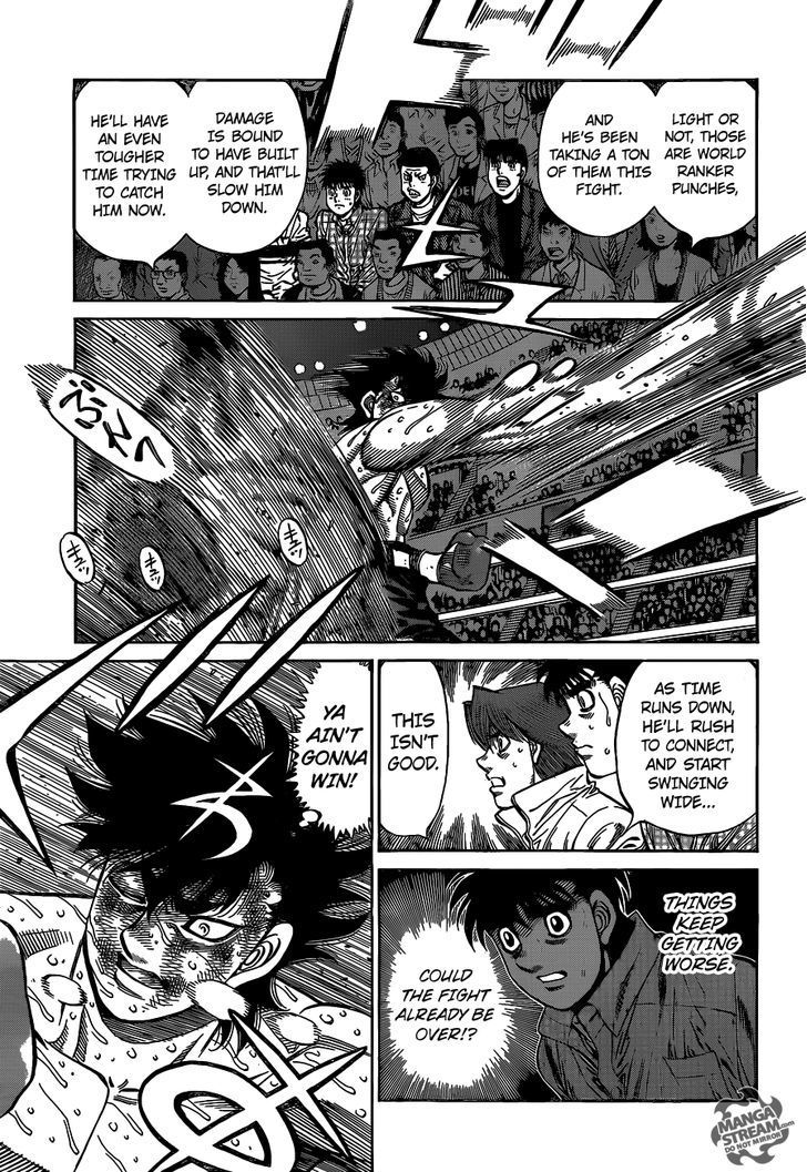 Hajime no Ippo Chapter 1088 page 12 - Chapter 1088 : The Sabertooth Tiger's Weakness