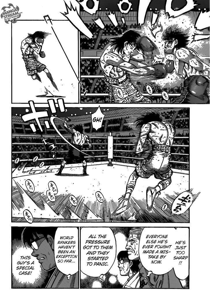 Hajime no Ippo Chapter 1088 page 13 - Chapter 1088 : The Sabertooth Tiger's Weakness
