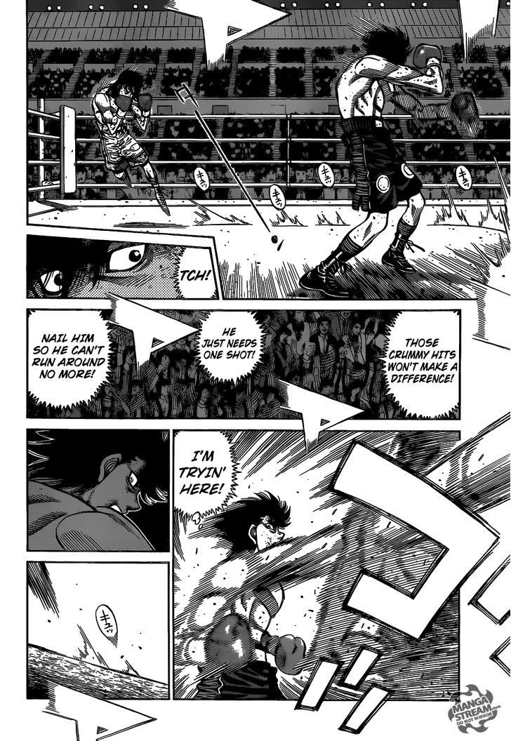 Hajime no Ippo Chapter 1088 page 5 - Chapter 1088 : The Sabertooth Tiger's Weakness