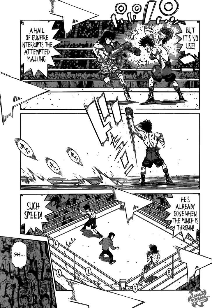 Hajime no Ippo Chapter 1088 page 8 - Chapter 1088 : The Sabertooth Tiger's Weakness