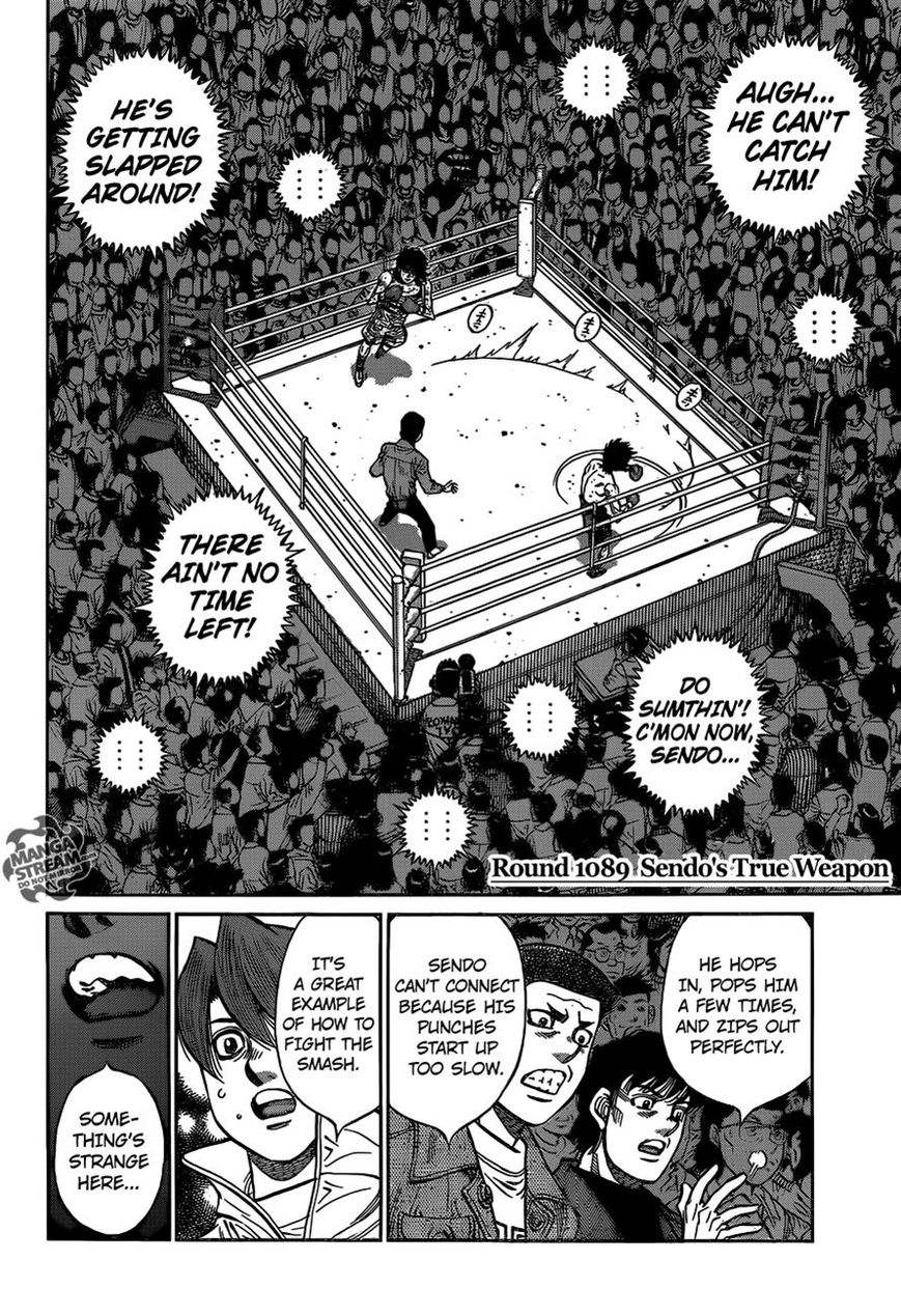 Hajime no Ippo Chapter 1089 page 3 - Chapter 1089 : Sendo's True Weapon(Fixed)