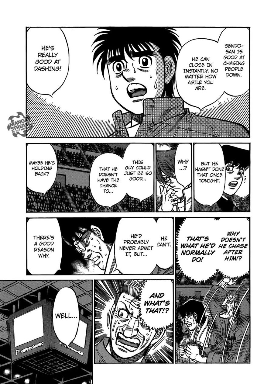 Hajime no Ippo Chapter 1089 page 4 - Chapter 1089 : Sendo's True Weapon(Fixed)