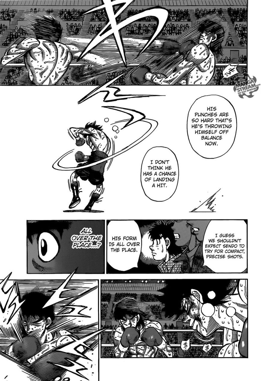 Hajime no Ippo Chapter 1089 page 8 - Chapter 1089 : Sendo's True Weapon(Fixed)