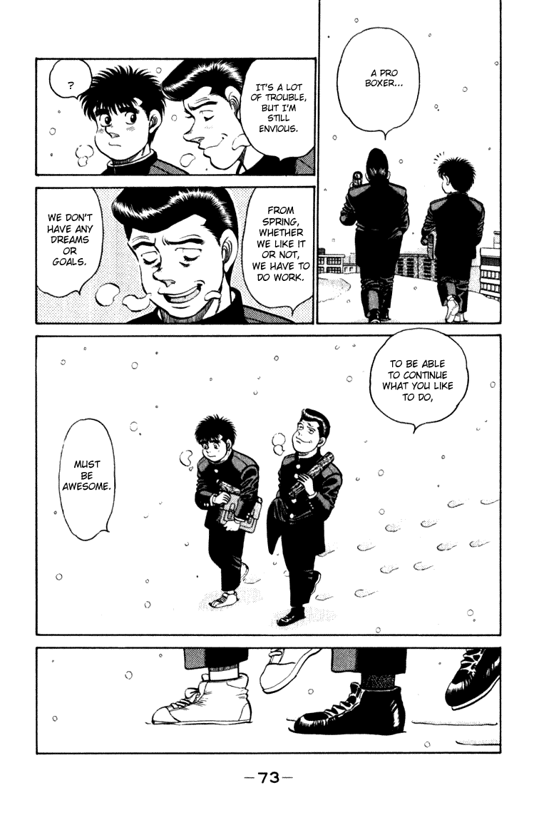 Hajime no Ippo Chapter 109.2 page 11 - Chapter 109 v2 : Graduation