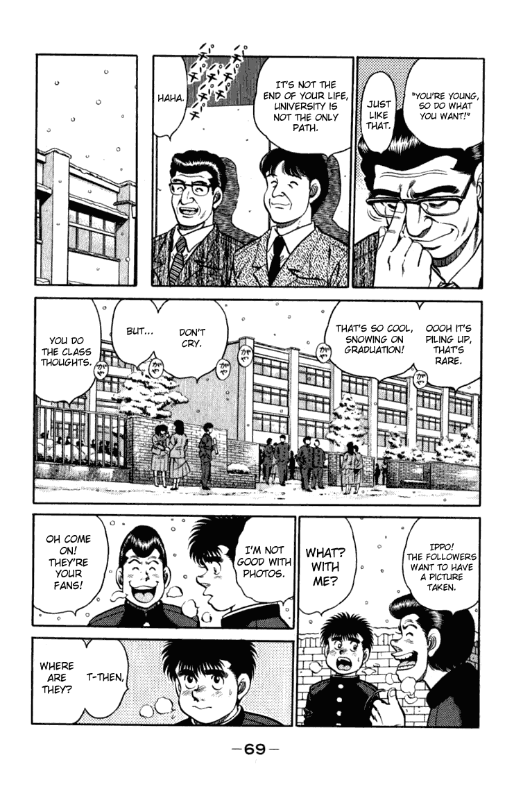 Hajime no Ippo Chapter 109.2 page 7 - Chapter 109 v2 : Graduation
