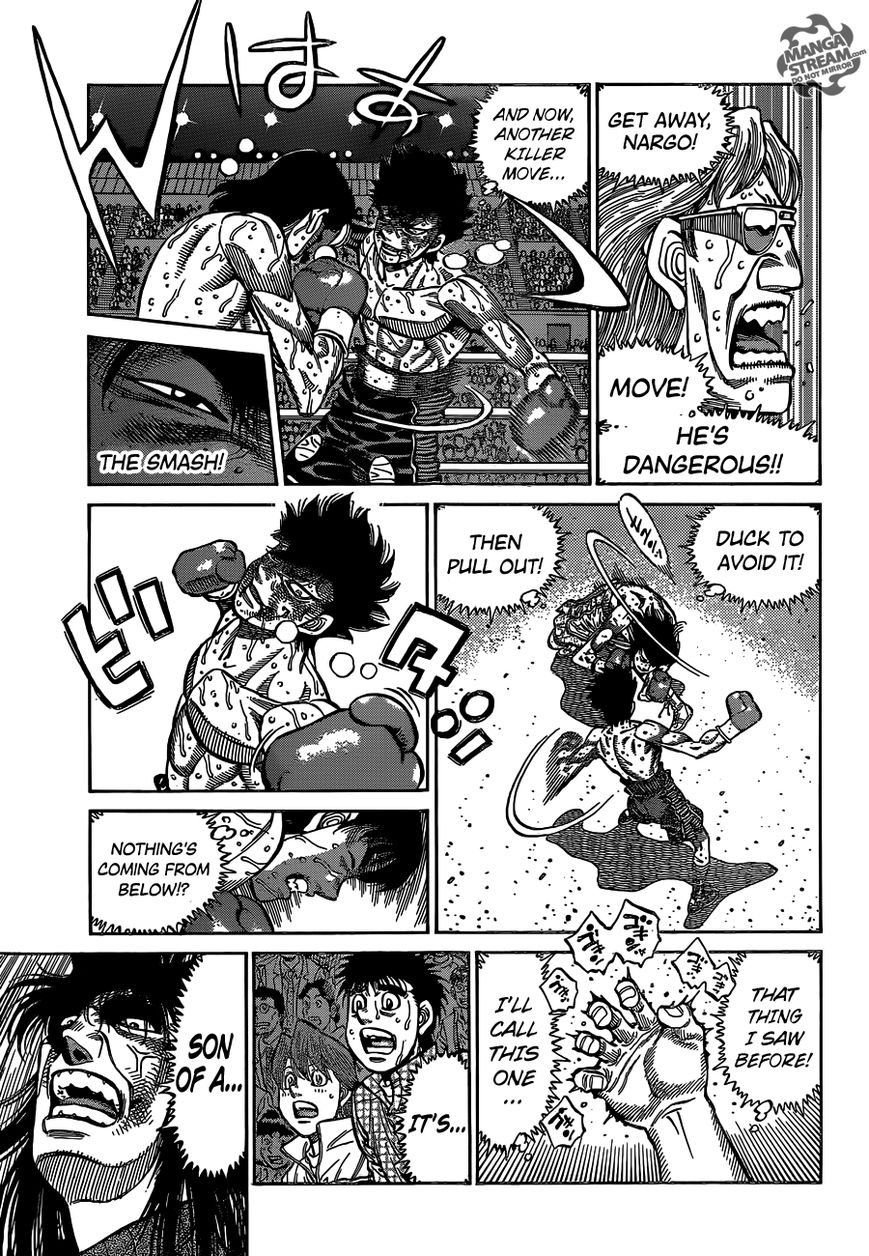 Hajime no Ippo Chapter 1090 page 10 - Chapter 1090 : The Tiger's Knuckle Hell