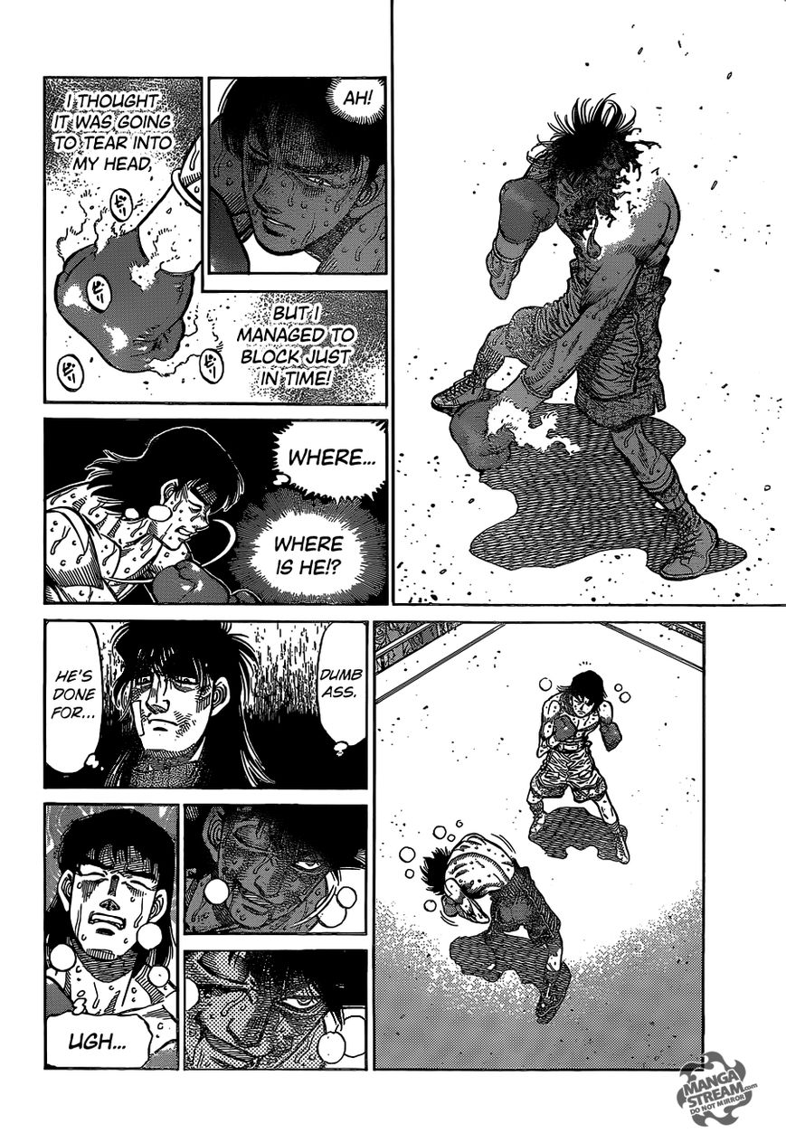 Hajime no Ippo Chapter 1090 page 13 - Chapter 1090 : The Tiger's Knuckle Hell