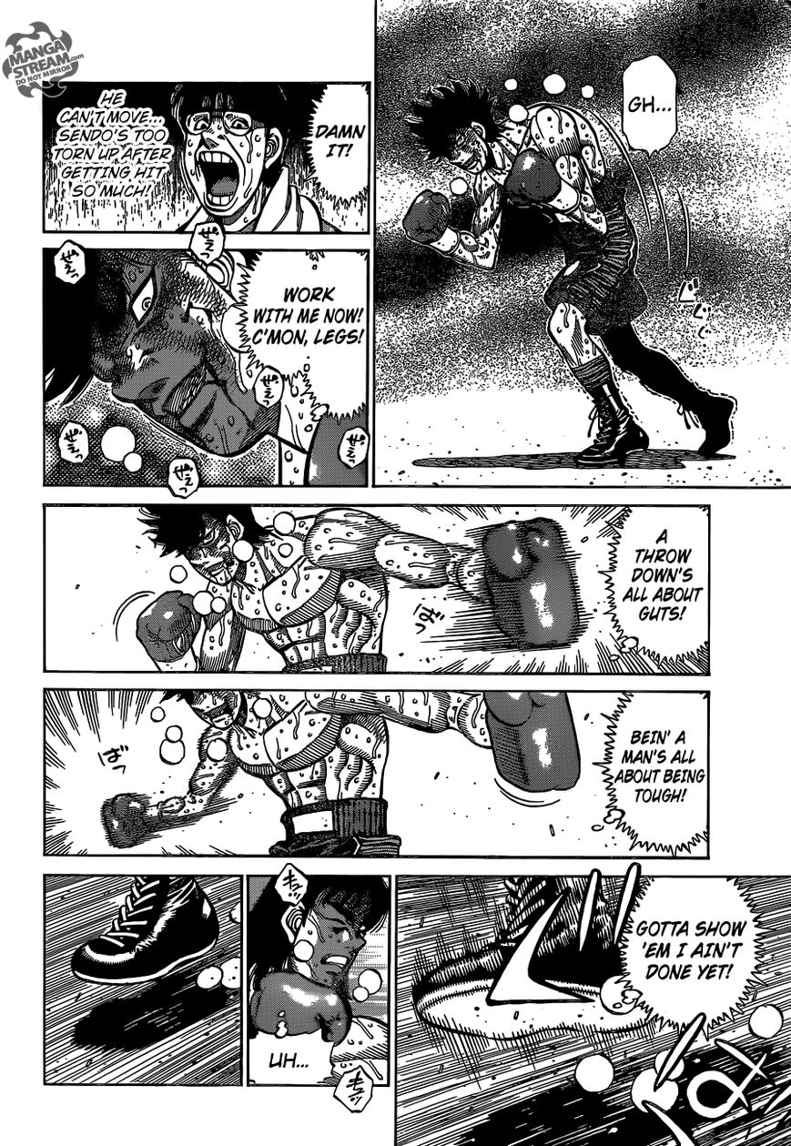 Hajime no Ippo Chapter 1090 page 15 - Chapter 1090 : The Tiger's Knuckle Hell