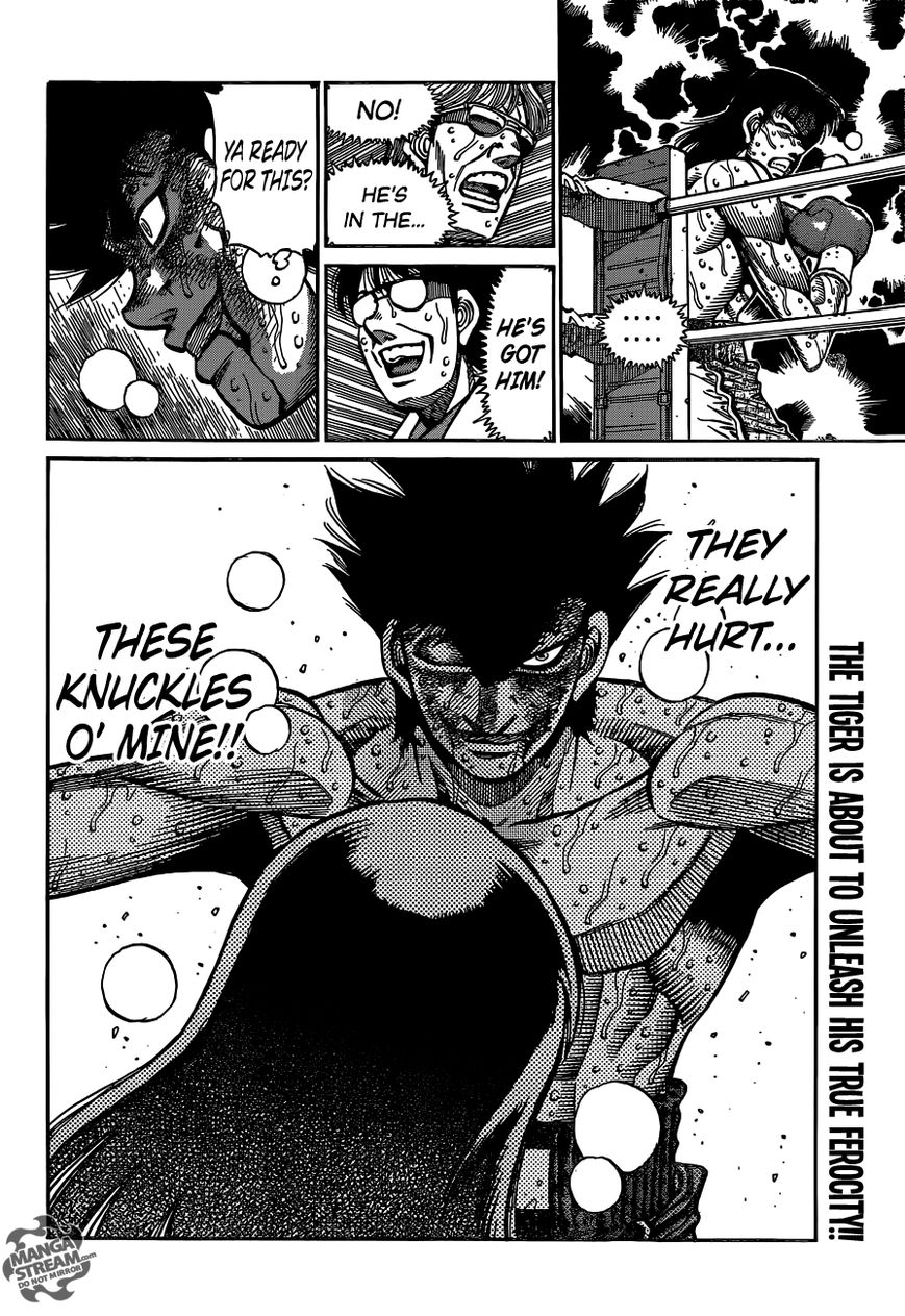 Hajime no Ippo Chapter 1090 page 19 - Chapter 1090 : The Tiger's Knuckle Hell