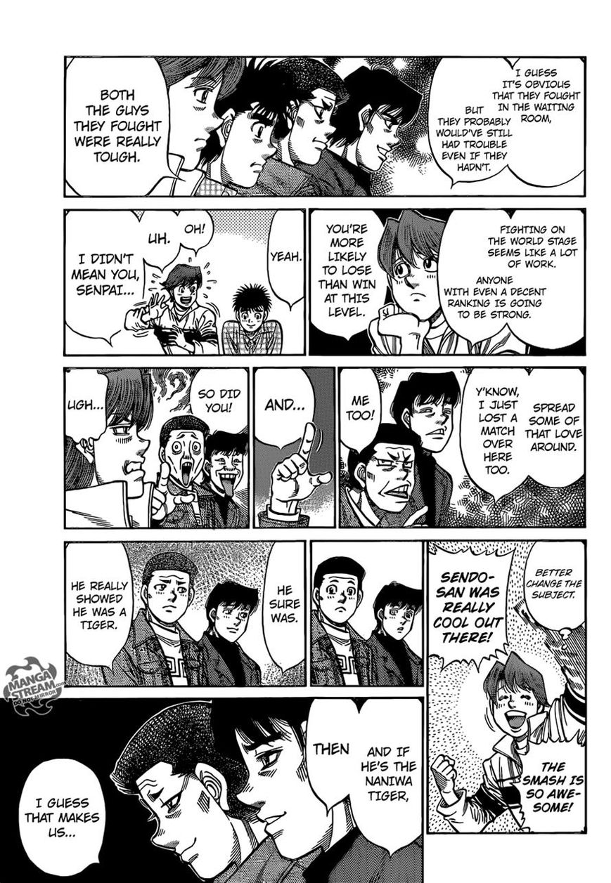 Hajime no Ippo Chapter 1092 page 15 - Chapter 1092 : Who is His Next Prey?