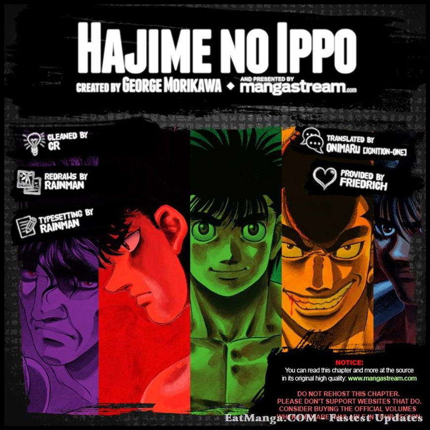 Hajime no Ippo Chapter 1093 page 13 - Chapter 1093 : Mental Shape