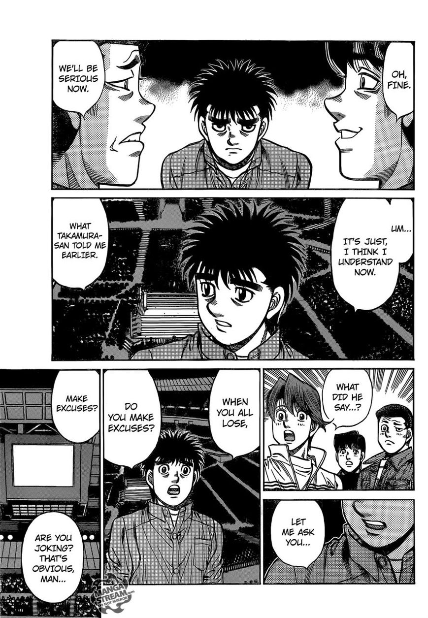 Hajime no Ippo Chapter 1093 page 3 - Chapter 1093 : Mental Shape